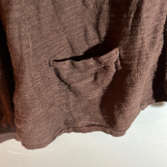 Tommy Bahama Large Brown Cardigan with Pockets Women’s - Picture 3 of 6